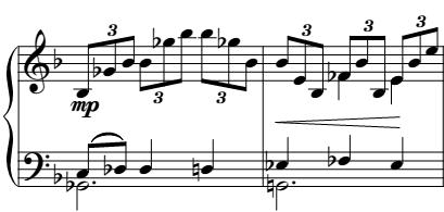 218 Fig. 7.9 Op. 28, variation of the waltz-like tune mm.
