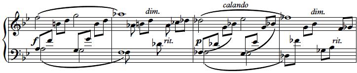 41 44 Section A returns to the humorous character (mm. 49 78), but it does not contain the chromatic digression of the beginning section. This time it travels only to A major (mm.