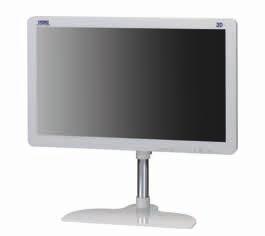 3D Monitor and 3D Glasses 3D Monitor TM 330 32" 3D Monitor, color systems PAL/NTSC, screen resolution 1920 x 1080, image format 16:9, power supply 100-240 VAC, 50/60 Hz, 5 VDC output (1 A), VESA 100