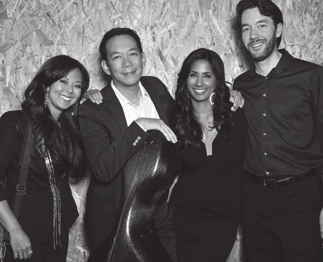 The Lyris Quartet (Alyssa Park and Shalini Vijayan, violins; Luke Maurer, viola; Timothy Loo, cello), described as radiant, excellent and powerfully engaged by Mark Swed in The Los Angeles Times, was