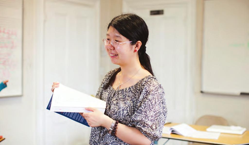 Kathlee Dooher FACULTY PROFIle: stacy ta A Complex Character Whe Madari teacher Stacy Ta was a college studet i Beijig, she gave Eglish classes to the childre of migrat workers.