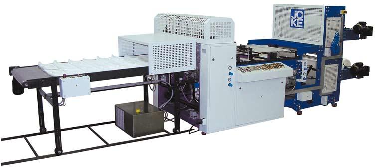 With the BNB 800, bag lengths of 200 to 1500 mm can be produced with a maximum throughput speed of 60 m/min.
