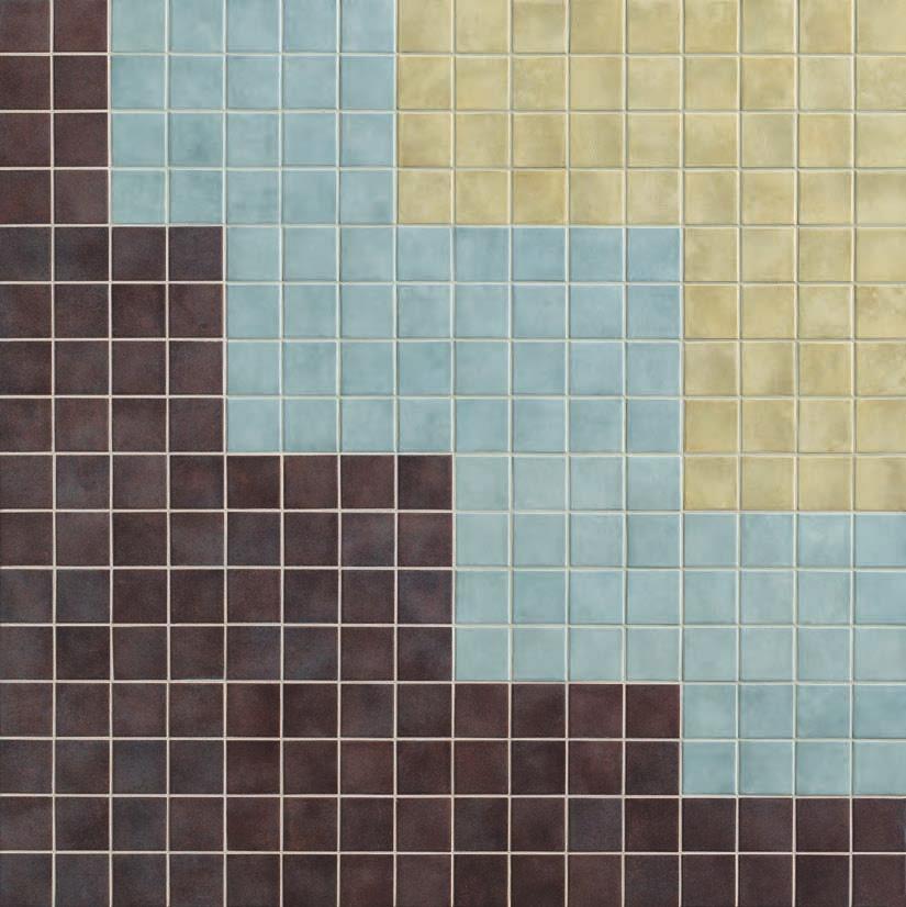 Page 4 - Top Left Floor: Color Blox Mosaics Series A1102 Roasted Marshmallow 3"x3" * A1104 It's a Boy!