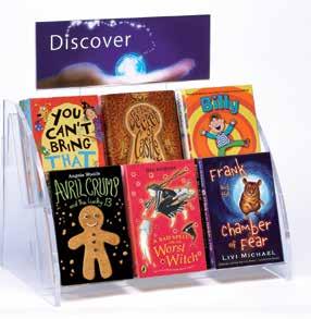 Table Top Acrylics Create instant pop-up book displays with these portable units.