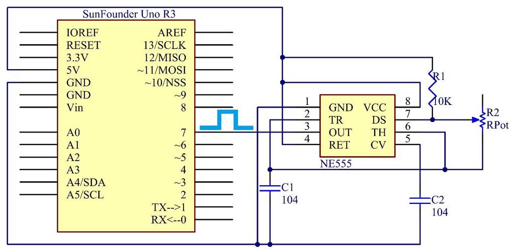 Pin 2 (TRIGGER ): when the voltage at the pin reduces to 1/3 of the VCC (or the threshold defined by the control board), the output terminal sends out a High level Pin 3 (OUTPUT): outputs High or