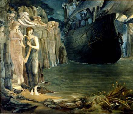 The Sirens (Les Femmes Chasseresses). Edward Burne-Jones (British) C. 1891/1898. Oil on Canvas.