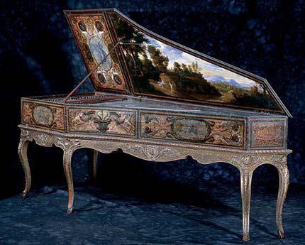 Harpsichord Claude Jacquet (French), 1652. Carved, painted and gilded wood. Bequest of John Ringling, 1936 Harpsichord APOLLO& DAPHNE The story of Apollo and Daphne is a story of love gone wrong.