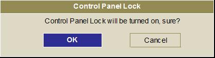 Preventing the Unauthorized Use of the Projector Using the Control Panel Lock This function allows you to lock control panel on the projector for preventing the unauthorized operation on control