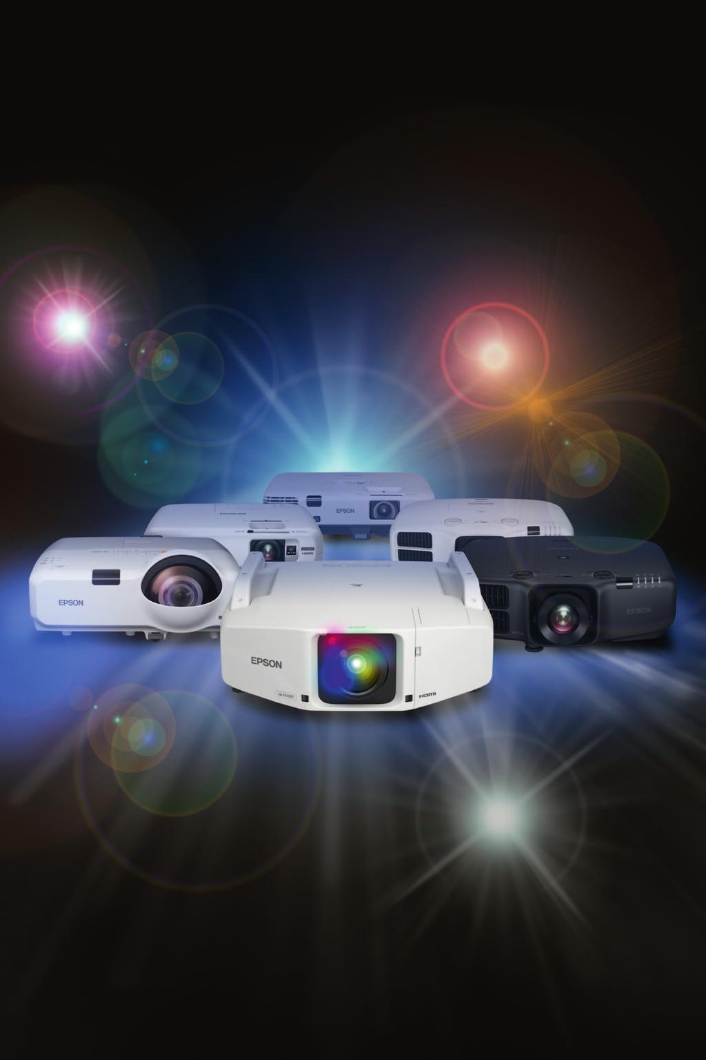 Epson Business Projector Range MAXIMUM BRIGHTNESS MAXIMUM IMPACT At Epson we strive to create innovative, superior products that are reliable, recyclable and energy efficient.