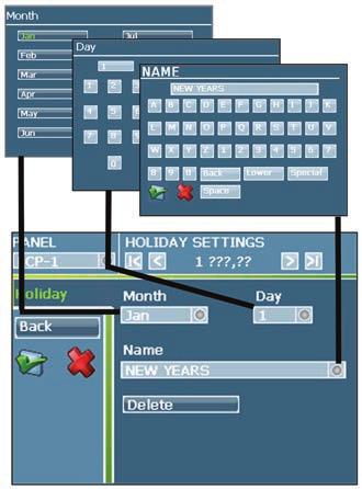 If you do not want to implement holiday dates at your facility, please skip this step.