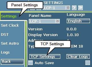 Programming an IP Address Programming an IP Address Objective: To configure the Ethernet settings Background information Each ControlKeeper M panel has an onboard Ethernet port located on the main