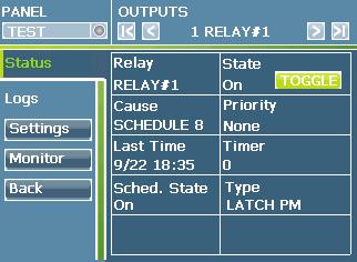 Viewing Live Status Viewing Live Status Objective: To view the current status information for a relay, input, or analog.
