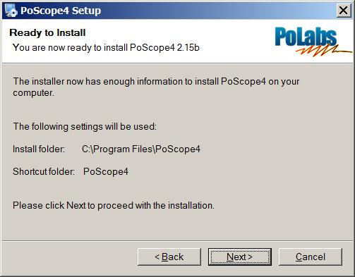 6 You can make the shortcut for PoScope available to all users or just to the currently logged Administrator.