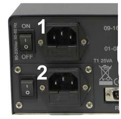 2.0 POWER SUPPLY The SDZHD16 is available in the dual power supply version, with a voltage of 90 240 Vac 50/60Hz.