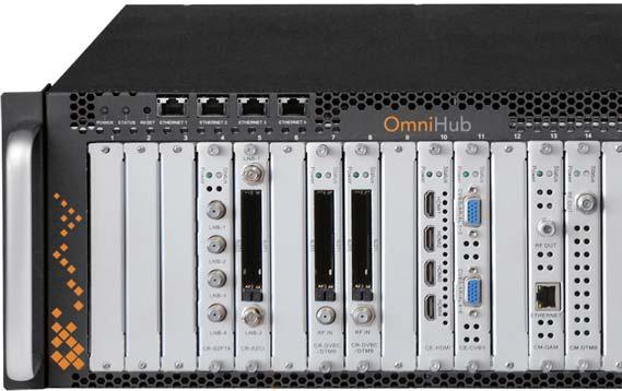 COMPACT POWEUL AFFORDABLE INTRODUNG THE OMNIHUB The most powerful video headend packed in 4 RU!