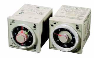 H3CR Multi-Mode Timers T323 1/16 DIN Analog-Set Timer Use for delay timing, repeatable cycles or duration (interval) timing Select 4 (8-pin) or 6 (11-pin) function models to handle most applications