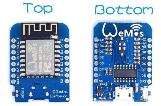 Wemos D1 (ESP-8266EX) WiFi - STA and softap SPI, I2C and UART 11 digital input/output pins, all pins have interrupt/pwm/i2c/one-wire supported (except