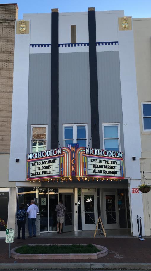 The Nickelodeon Theater 1607 Main Street, Columbia, SC 29201 Movieline: (803) 254-3433 Office: (803) 254-8234 www.