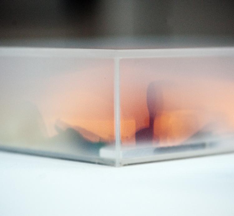 Amy Gadney, Ghost Load at Cecilia Brunson Projects, London by Gowri Balasegaram in Focus on Europe Oct 2, 2014 A light box with an almost silent motor creates a movement reminiscent of sunlight