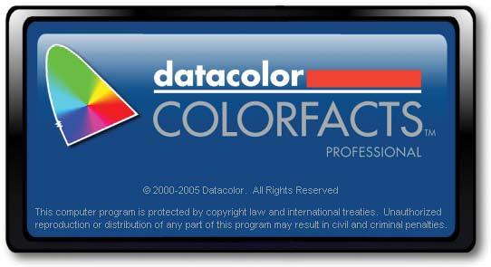 Welcome to ColorFacts Datacolor ColorFacts Professional is a system for analyzing the performance of video display devices.