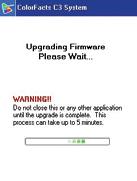 During the upgrade process you should see a screen similar to the following: WARNING: DO NOT power off the Pioneer Elite or close the C3 Remote application until this process is complete.