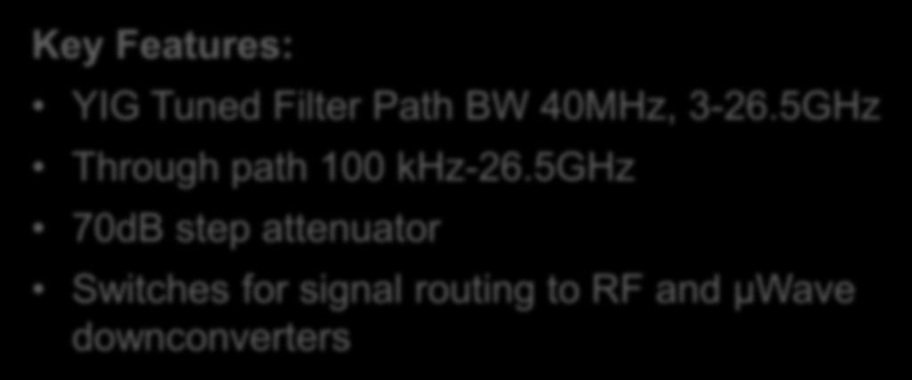 M9360A Attenuator / Preselector: 100 khz to 26.