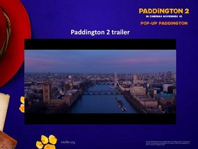 Using slide 2 of the accompanying Pop-up Paddington presentation, explain that pupils will be completing a design and technology pop-up project inspired by the character of Paddington and his new