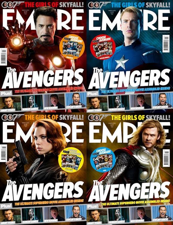 Even more promotion Despite the magazine Empire published a magazine that portrayed all the characters on one cover of the magazine, Empire still published another 4 magazines dedicated to specific
