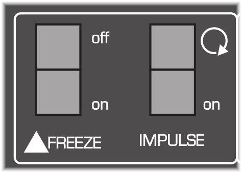 Analogue Solutions Generator Manual SWITCHES Pressure Freeze Switch With this switch on, when you press any pressure plate the sequencer will freeze / loop around the single step that was active when