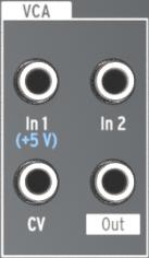 7.11. The VCA section Like the External input [p.69] section, the VCA section provides an additional way to route internal/external signals through the MiniBrute 2.