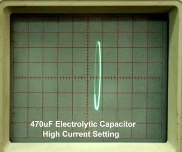 See the photos of actual screen shots; At times the oscilloscope controls may need altering to get