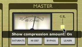 switch to metering the amount of gain reduction Hi Def By default, all processing in the DCAM Dynamics plugins is performed at 2x oversampling With the Hi Def button activated, all processing in the