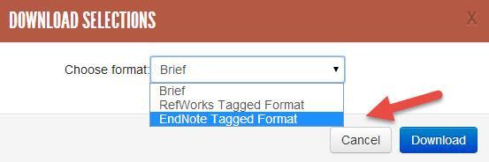 Click on Choose to select the file you just saved and click on Open. Your citations will now automatically be added to your EndNote library.