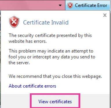 Web screen configurations (continued) zinstall the security certificate When using HTTPS to access the camera, the security warning screen will be displayed if the security certificate of the said