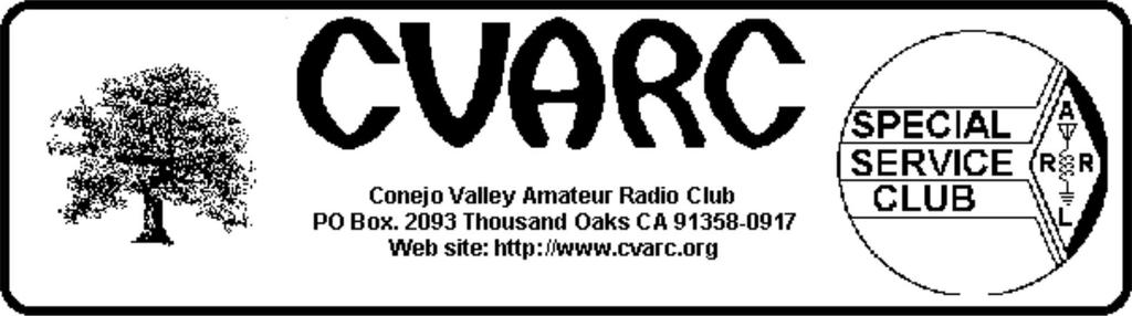 1 of 5 8/22/2012 10:32 AM August 2001 CVARC NEWSLETTER EDITOR: ROGER LOILER Mark your antenna cables, carefully By Roger Loiler N6WNE It has been a long time since it was good to check out 40 and 80