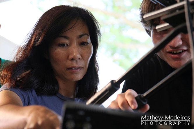 While in Shanghai, Arakaki collaborated with Shanghai University students in making Blind Luck, a short film she wrote and directed and that premiered at the 2011 Hawaii International Film Festival.