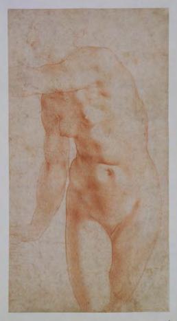 Female Nude Red chalk on paper.