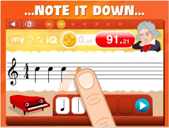 HearItNoteIt ($2, ios Only) - similar Android App - My Note Games - utilizes a note input system that is similar to Finale/Sibelius - competition based - increase your musical IQ by doing lighter