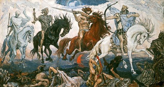 Death, Destruction, Famine, Pestilence: The Four Horsemen of the Apocalypse --Revelation 6: 1-8 History 303 Stephen Lyons The Calamitous 14th Century Hours: MW: 10:00-11:00 Spring Semester: 2013-2014