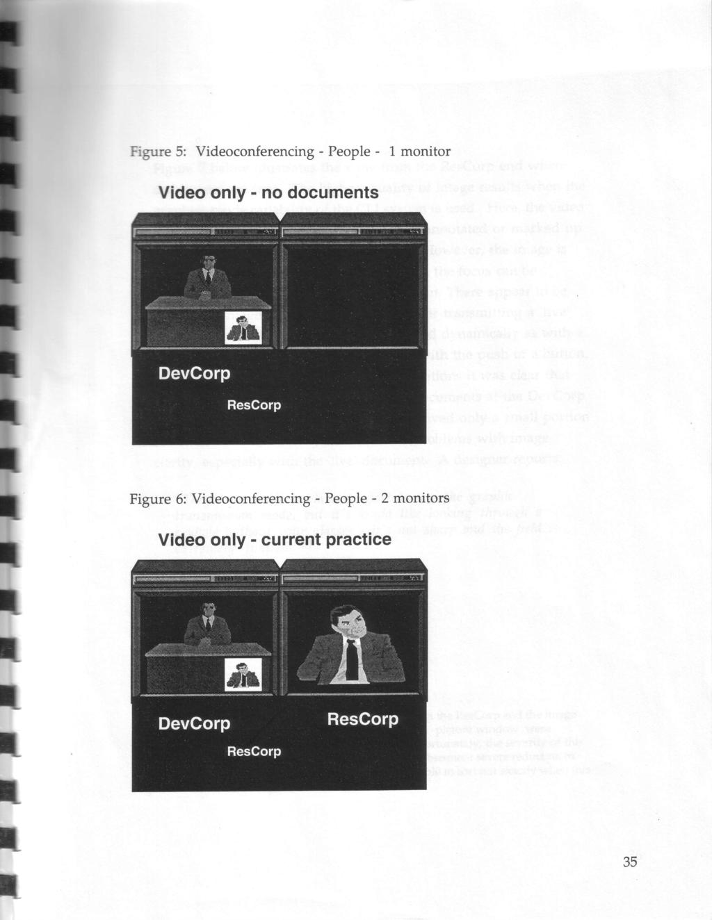 Figure 5: Videoconferencing - People - 1 monior Video only - no documens