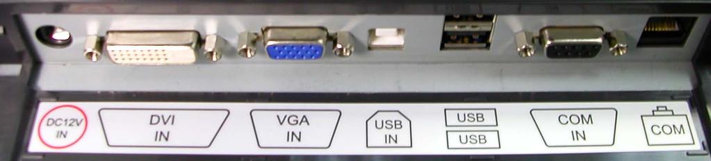 Connect VGA cable from monitor to PC 2.
