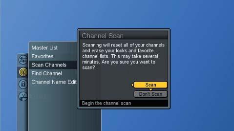 ENGLISH 6. Press OK button again to start Channel Scan. 7.