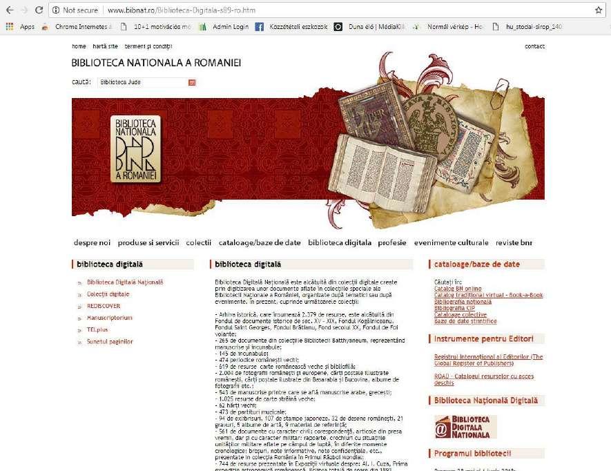 The National Digital Library of Romania - NDL At national level in 2008 the Ministry of Culture and Cults initiated a public policy for digitization and preservation of the cultural heritage.