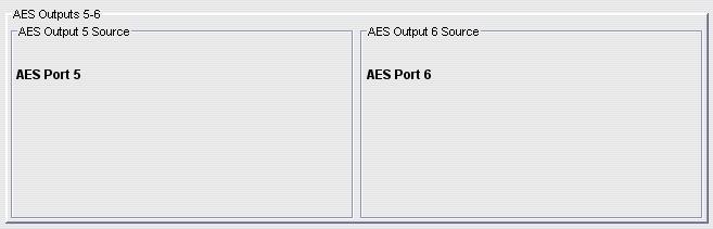 Specifying AES Routing For each channel within each pair, select the appropriate source.