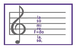 Students read the melody from solfa notation, using solfa and hand signs. Students read the melody from the staff, using solfa and hand signs.
