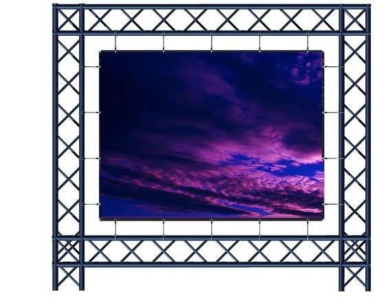 When it comes to screens, the solution is Easy, the surface designed especially for rental, and particularly for use with aluminium truss