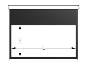 In motorized screens this option is useful for bringing the wiring closer to the existing electrical system.