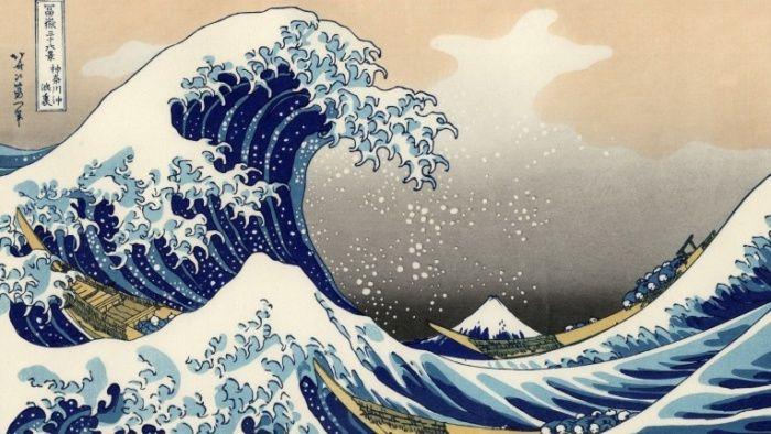 Slika 9: Hokusai Katsushika Veliki val kod Kanagawe 1823.-1829., drvorez u boji (https://hr.wikipedia.org/wiki/hokusai_katsushika#/media/file:the_great_wav e_off_kanagawa.jpg, 20.11. 2017.