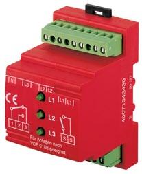 Components and options Connection terminals Standard terminals up to 4 mm 2, rigid or flexible, are provided for connecting the external phase monitors, monitoring equipment and control units.