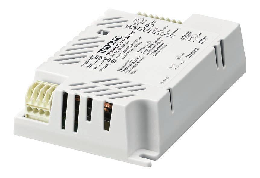 CE CPS 12/15 W ED Driver for AC and DC power supplies Product description ED Driver for mains operation with integrated Simple CORRIDOR FUCTIO (CF) For